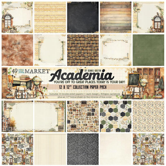 49 & Market - Academia - 12x12 Collection Pack