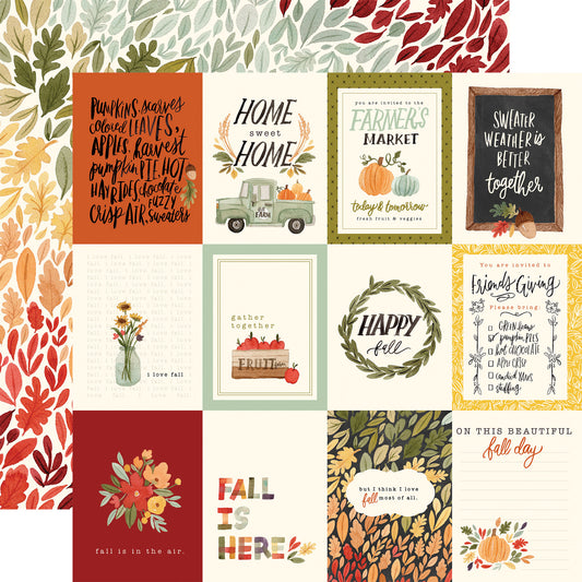 Carta Bella - Hello Autumn - 3x4 Journaling Cards