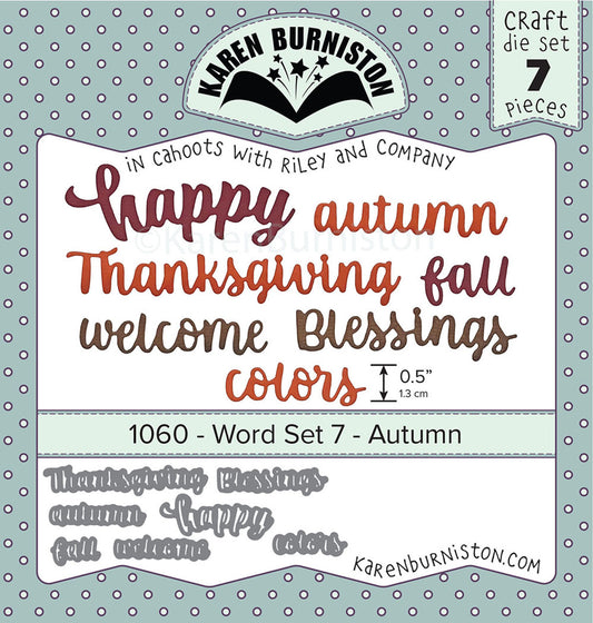 1060 Karen Burniston - Word Set 7 - Autumn