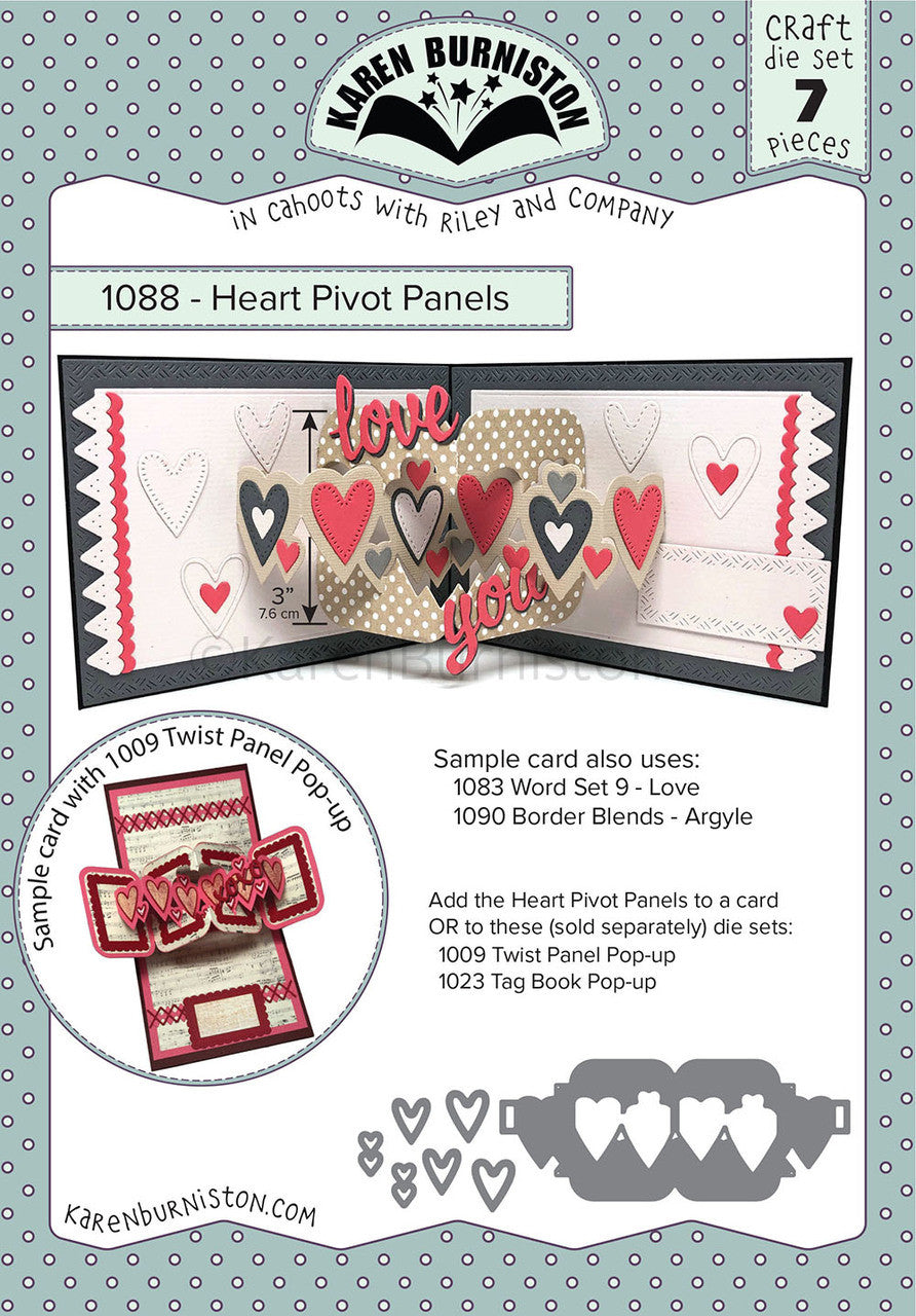 1088 Karen Burniston - Heart Pivot Panels