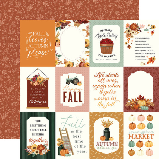 Carta Bella - Harvest - 3x4 Journaling Cards