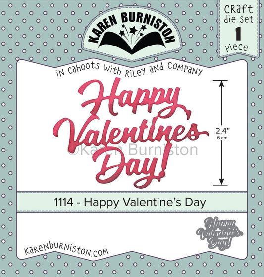 1114 Karen Burniston - Happy Valentines Day