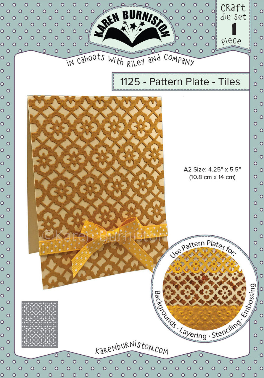 1125 Karen Burniston - Pattern Plates - Tiles