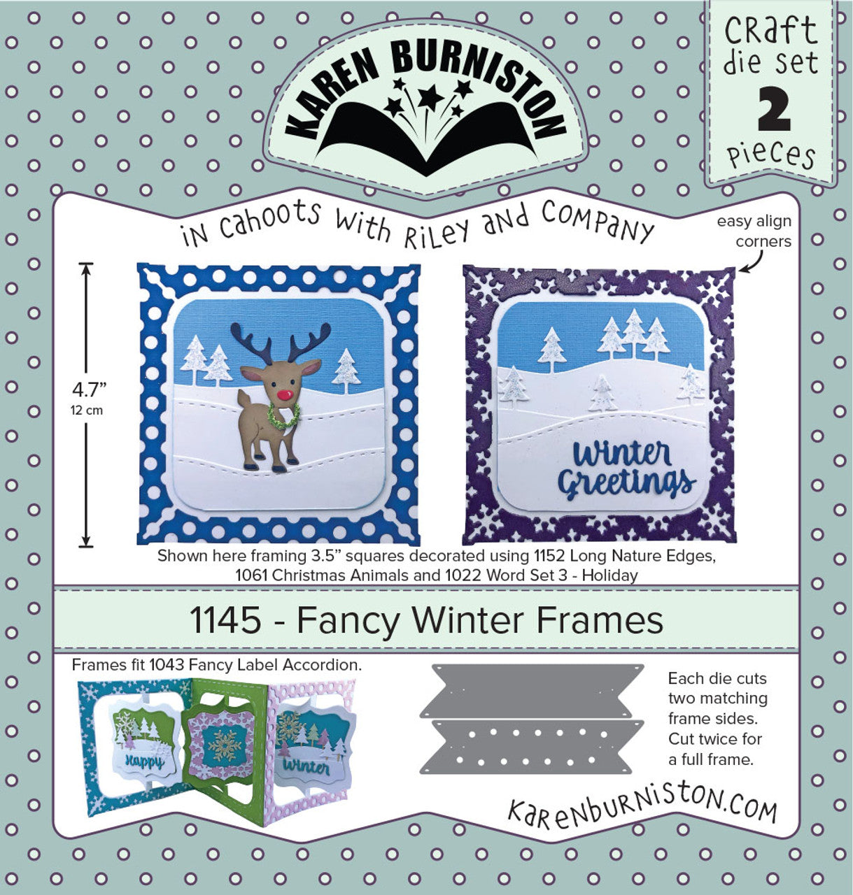 1145 Karen Burniston - Fancy Winter Frames