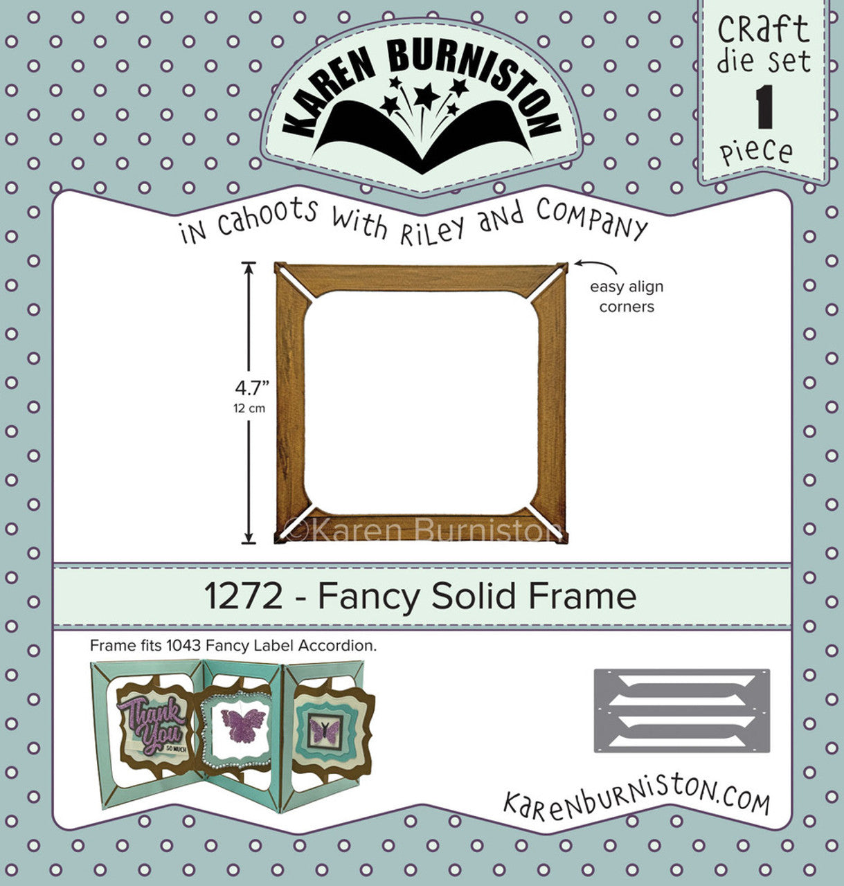 1272 Karen Burniston - Fancy Solid Frame