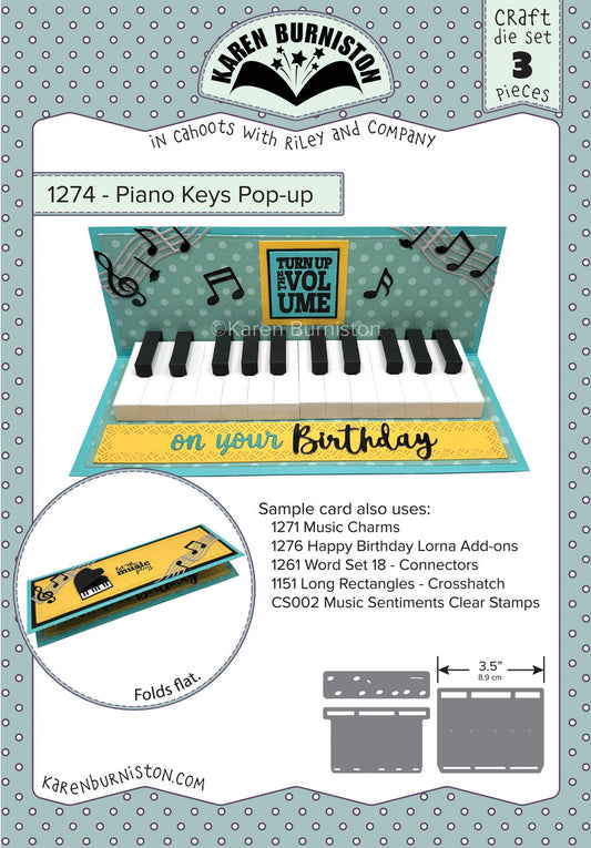 1274 Karen Burniston - Piano Keys Pop-up