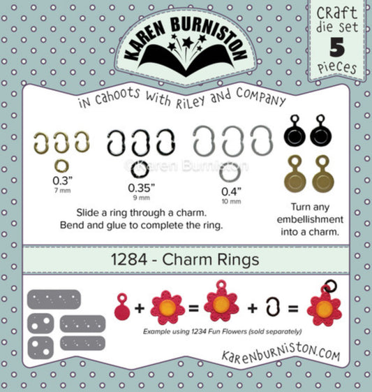 1284 Karen Burniston - Charm Rings