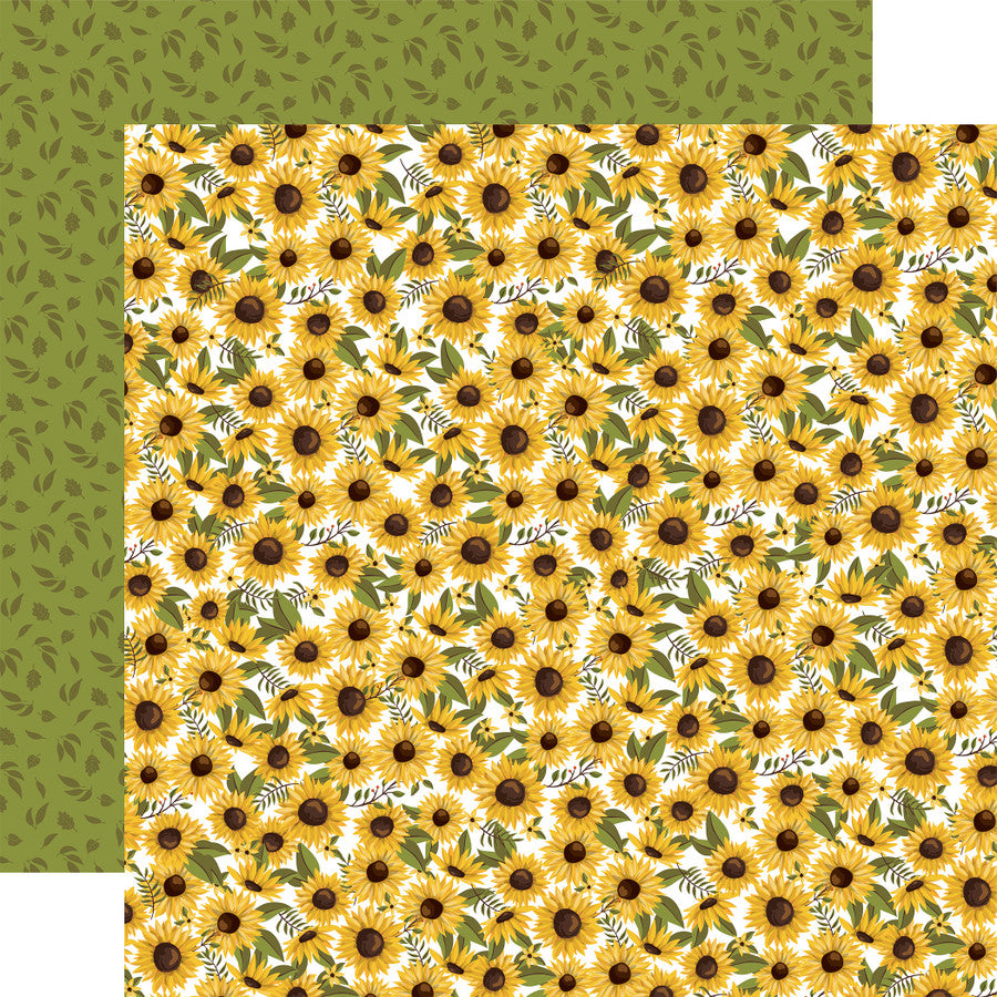 Carta Bella - Fall Fun - Seasonal Sunflowers