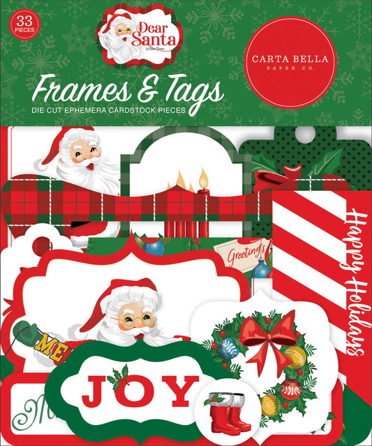 Carta Bella - Frames & Tags - Dear Santa