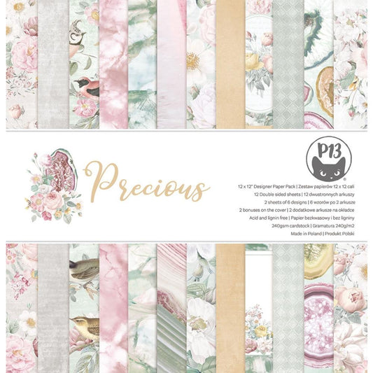 P13 - Precious - 12x12 Designer Paper Pack