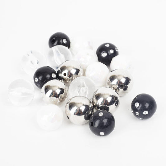 Cousin DIY - Bubblegum Beads - Metallic & Black