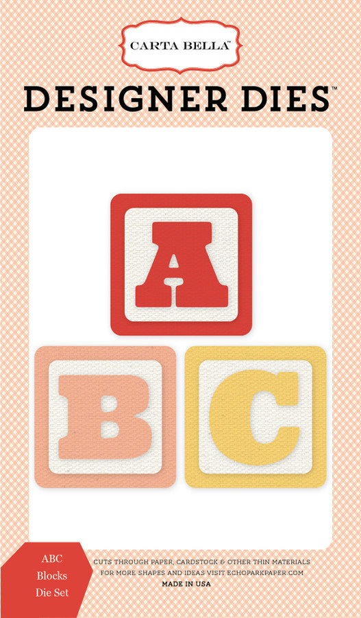 Carta Bella - Designer Dies - ABC Blocks