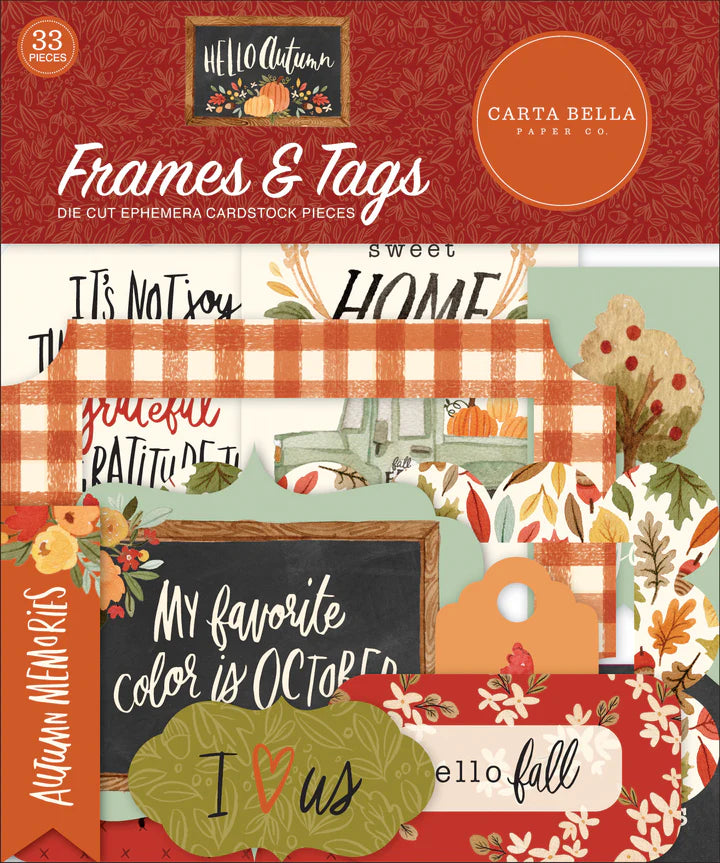 Carta Bella - Frames & Tags - Hello Autumn