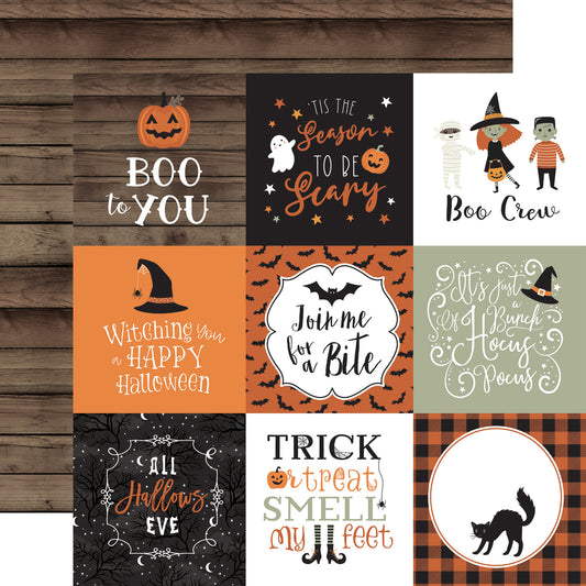 Echo Park - Spooky - 4x4 Journaling Cards