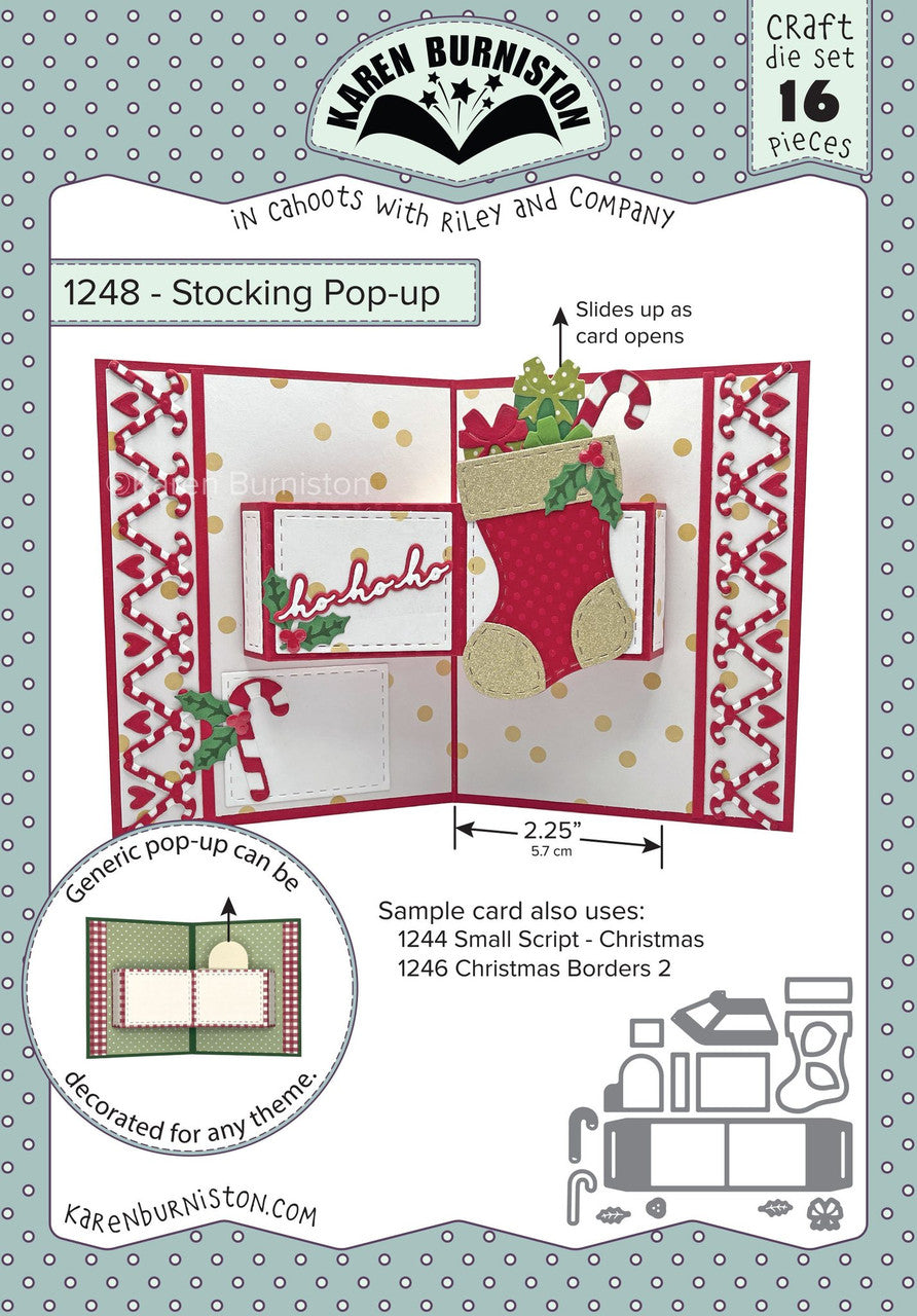 1248 Karen Burniston - Stocking Pop-up