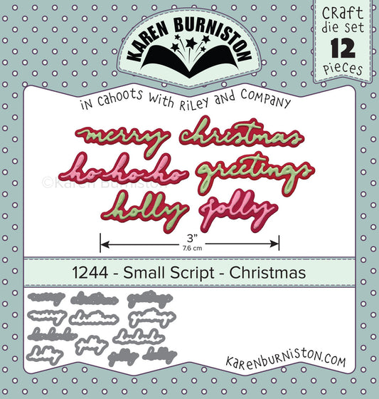 1244 Karen Burniston - Small Script Christmas