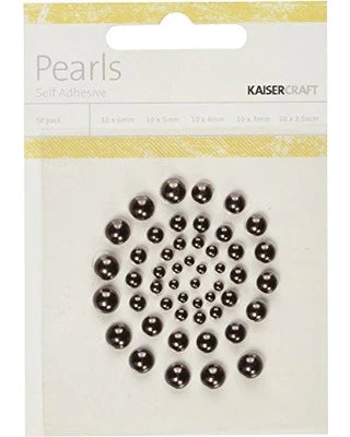 KaiserCraft - Pearls - Pewter