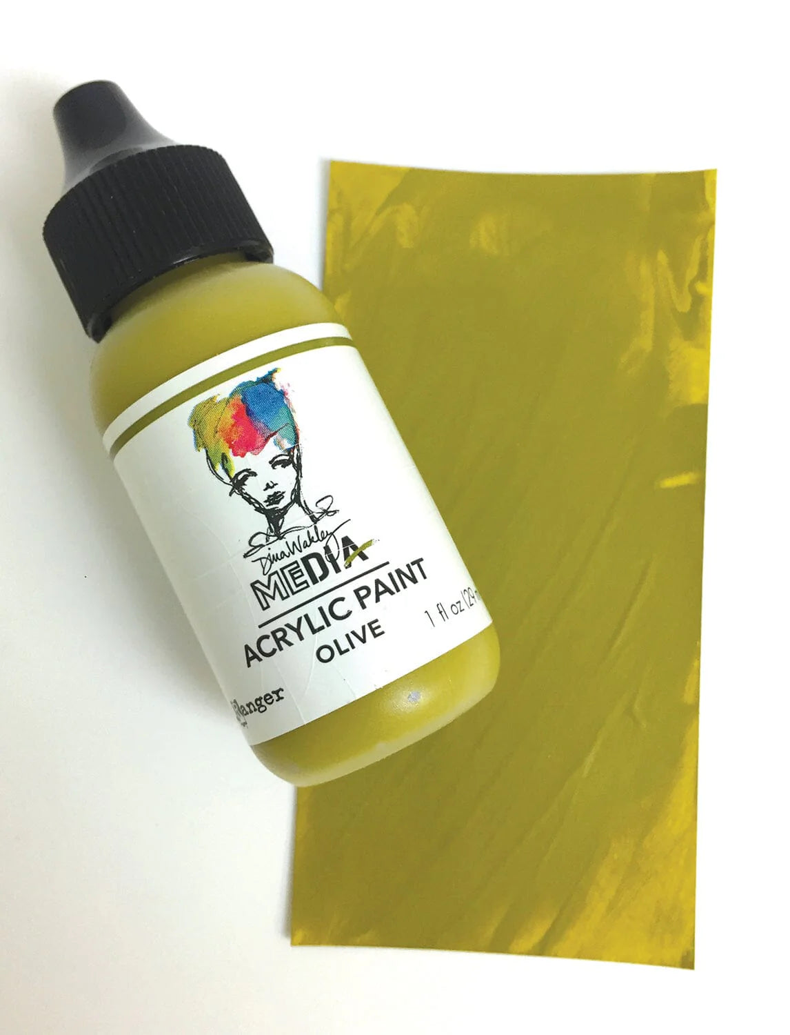 Dina Wakley - Media Acrylic Paint - Olive