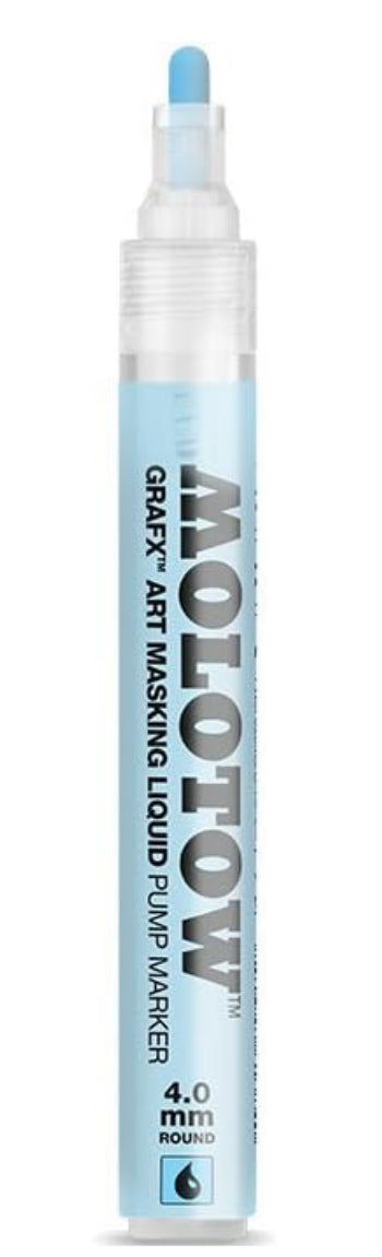 Molotow Grafx Art Masking Fluid Pump Marker - 4mm