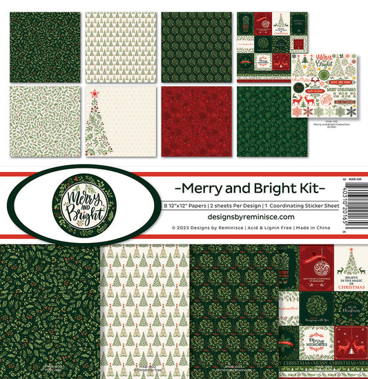 Designs by Reminisce - Merry And Bright - Collection Kit