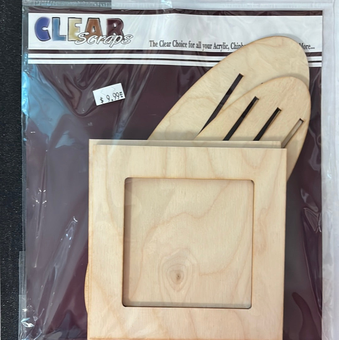 Clear Scraps - Base And Frame Square