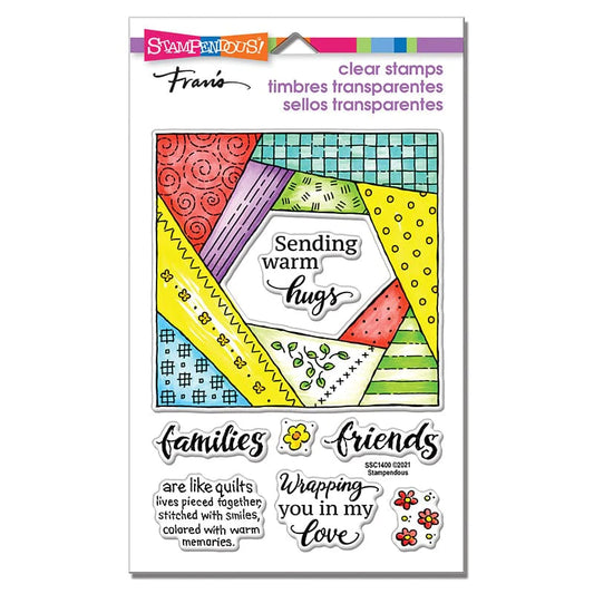 Stampendous - Fran’s Clear Stamps - Quilt Hugs