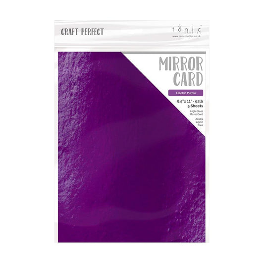 Craft Perfect - Mirror Card - Electric Purple