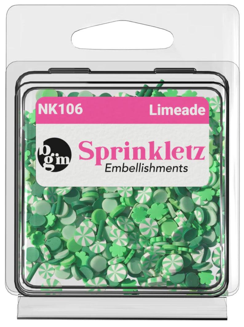 Buttons Galore - Sprinkletz - Limeade