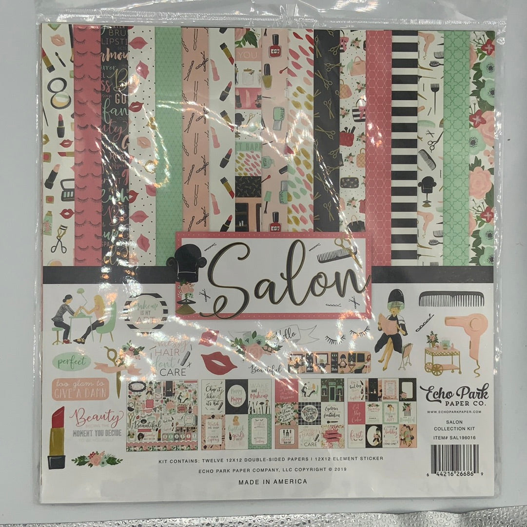 Echo Park Paper Co “Salon” Collection Kit