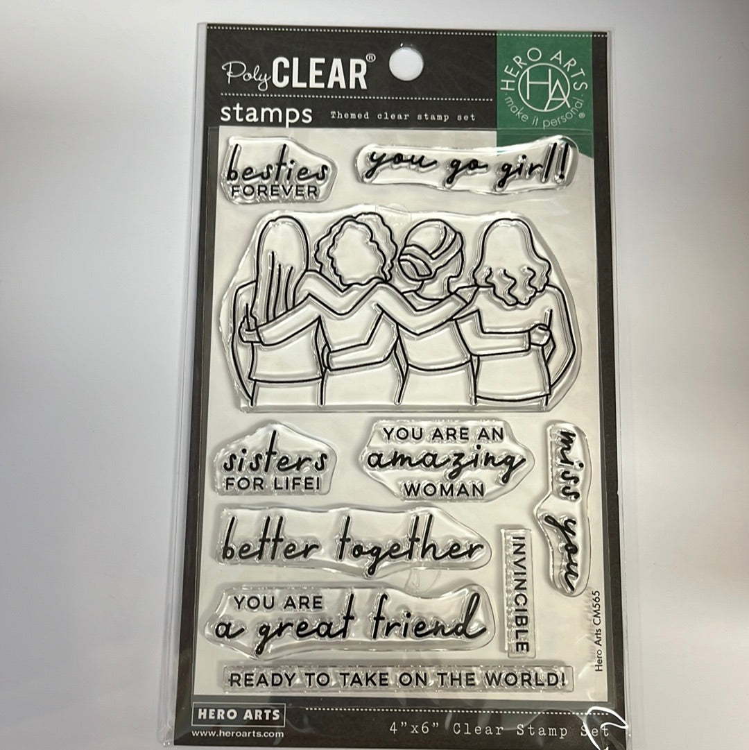 Hero Arts - Poly Clear Stamps - Better Together