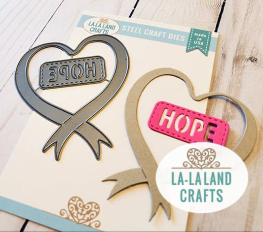 La-La Land Crafts - Steel Dies - Hope Heart