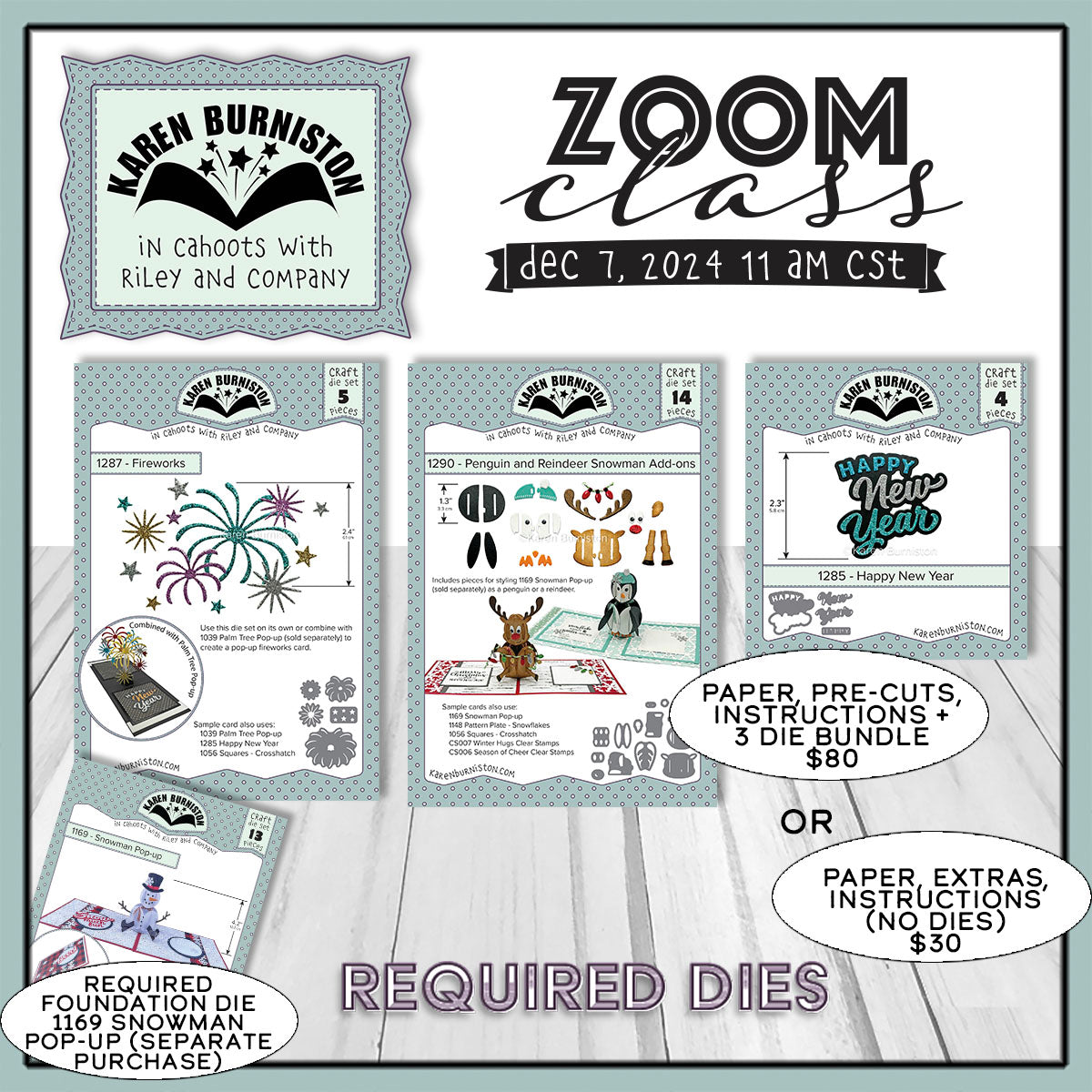 Karen Burniston - December 2024 Zoom Class