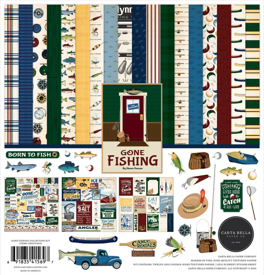 Carta Bella - Gone Fishing - Collection Kit