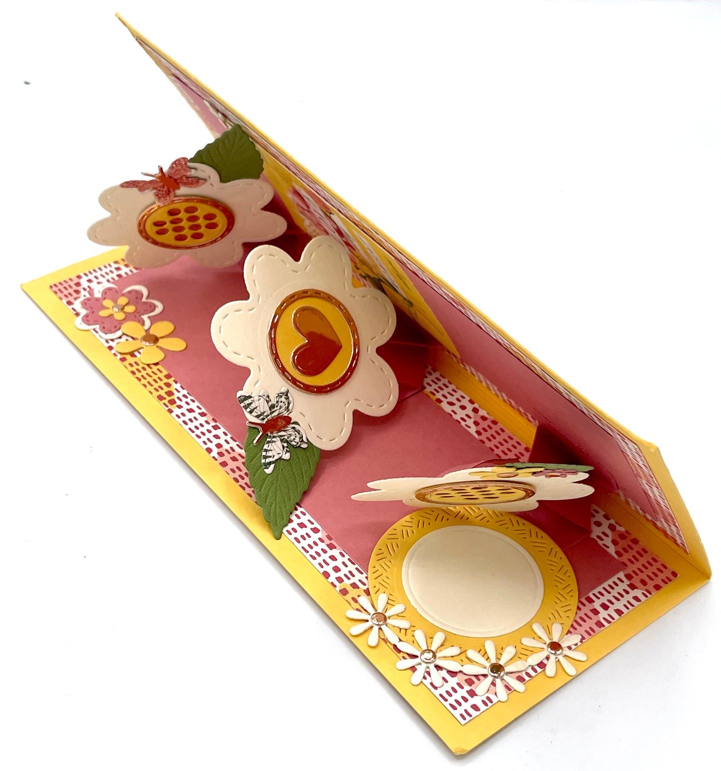Karen Burniston - Card Kits - Triple Twist Flower Slimline Card