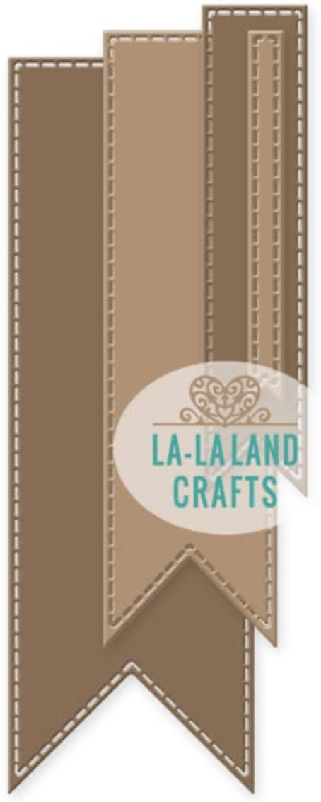 La-La Land Crafts - Steel Dies - Long Flags