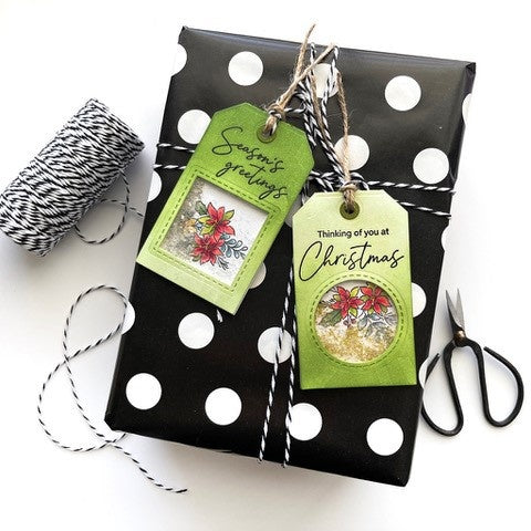 Pinkfresh Studios - Essentials Die Set - Foldable Shaker Tags