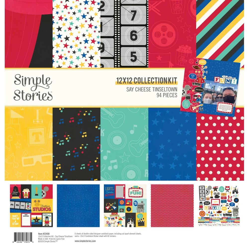 Simple Stories - Say Cheese Tinseltown - 12x12 Collection Kit