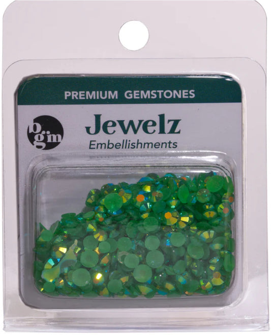 Buttons Galore - Jewelz Premium Gemstones - Emerald