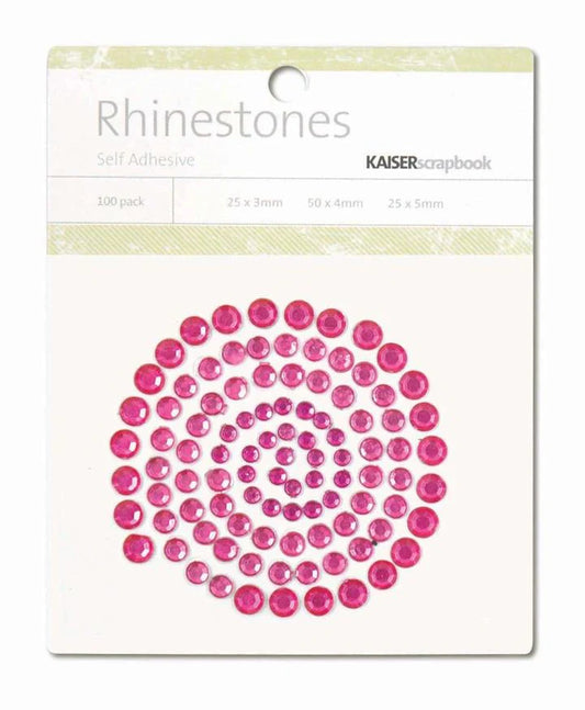 KaiserCraft - Rhinestones - Hot Pink