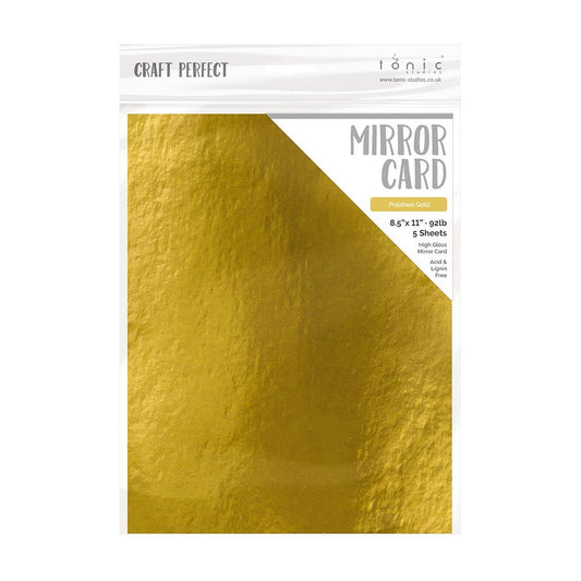 Craft Perfect - Mirror Card - Polished Gold