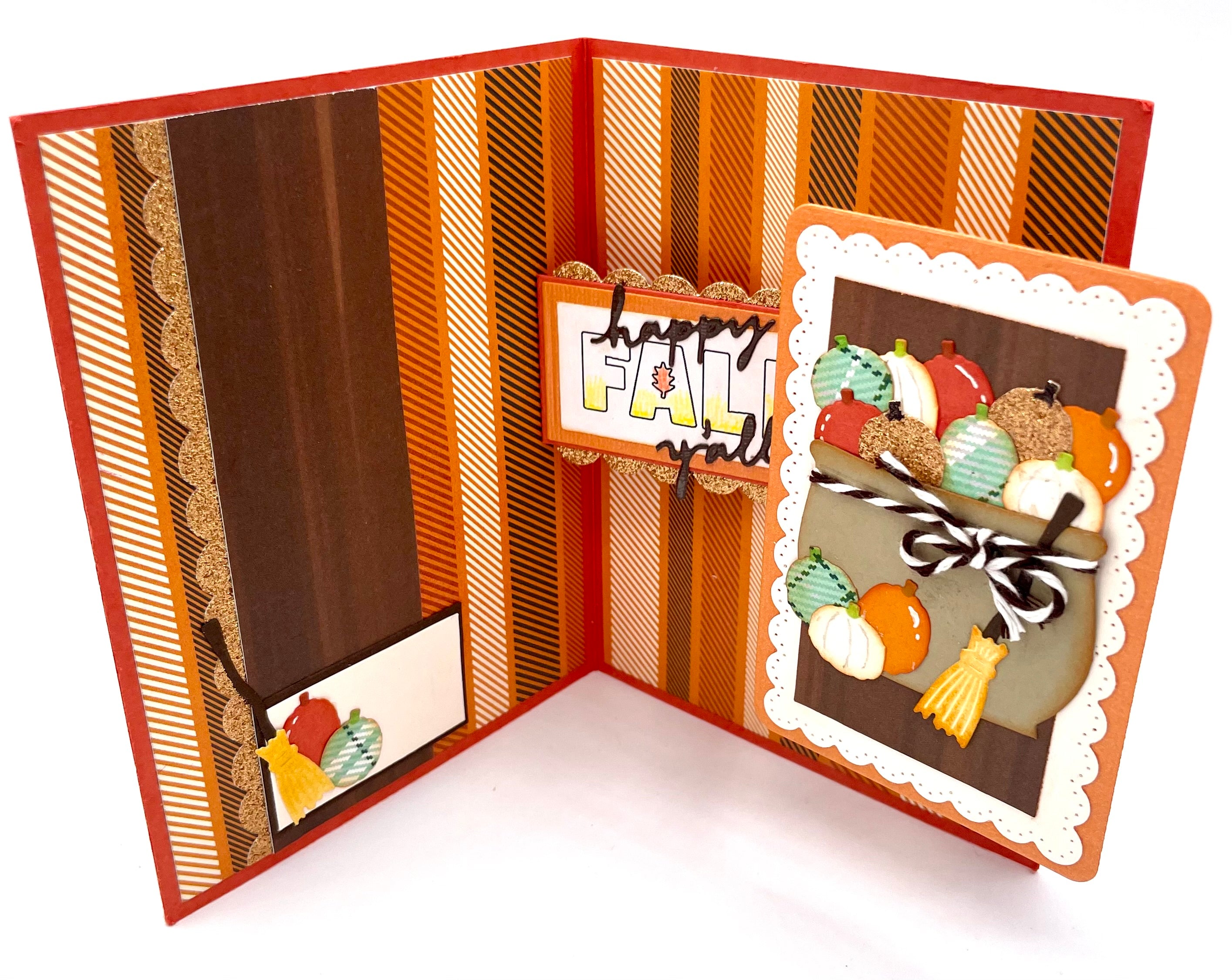 Karen Burniston - Card Kits - Happy Fall Pop-up Card – Scrapp'n Savvy