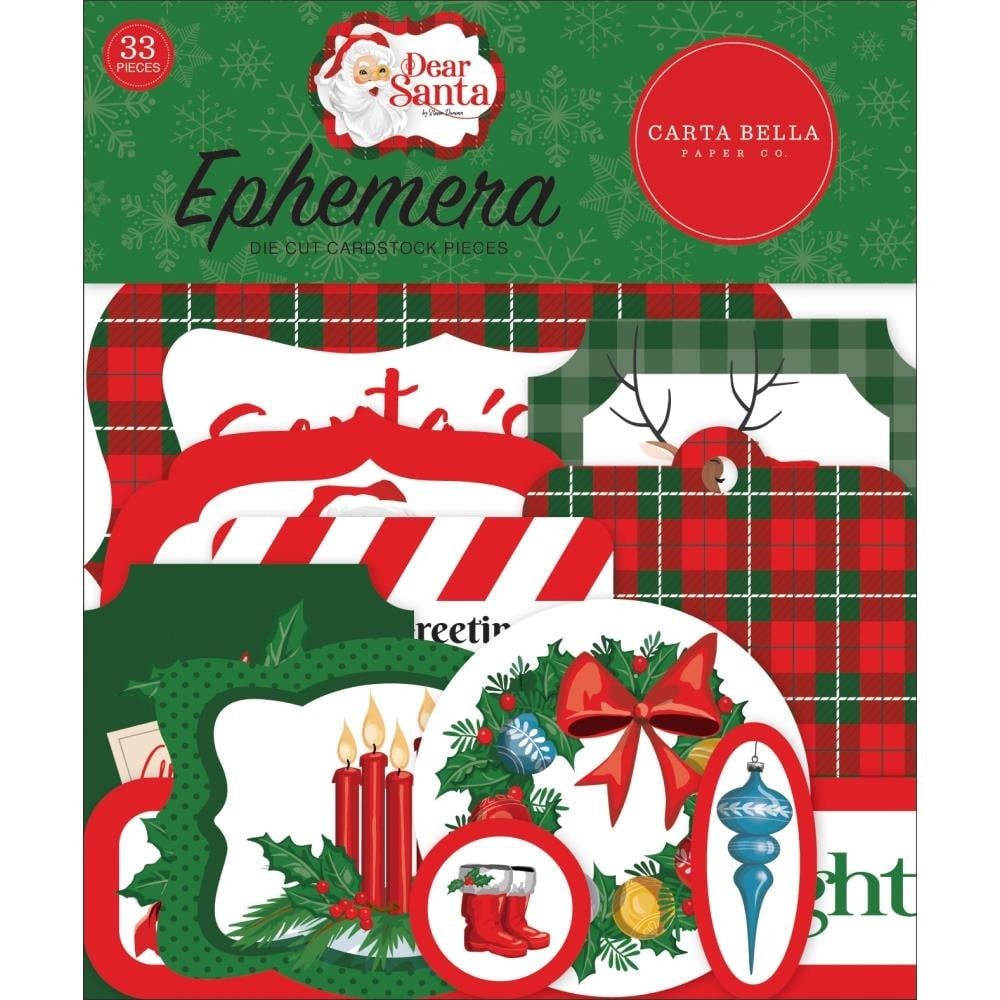 Carta Bella - Ephemera - Dear Santa