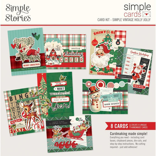 Simple Stories - Simple Cards - Simple Vintage Holly Jolly