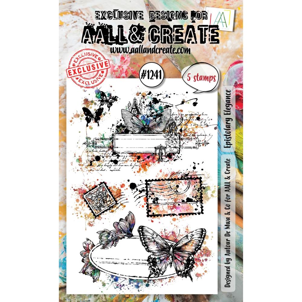 AALL & Create - Polymer Clear Stamp Set - Epistolary Elegance