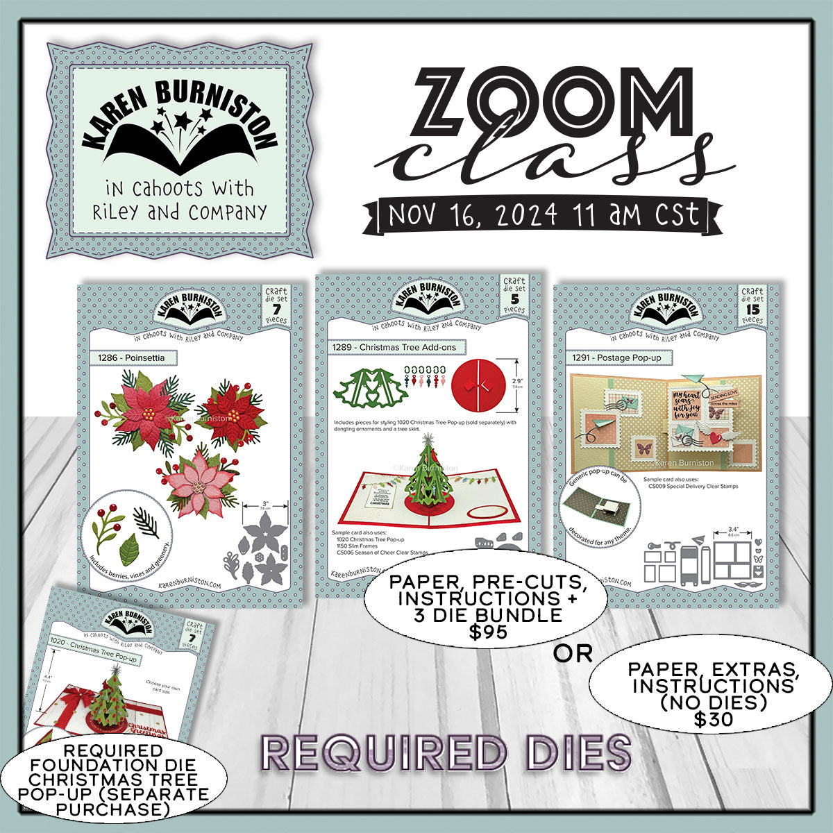 Karen Burniston - November 2024 Zoom Class