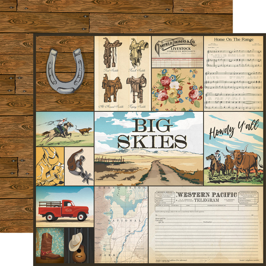 Carta Bella - Cowboys - Multi Journaling Cards