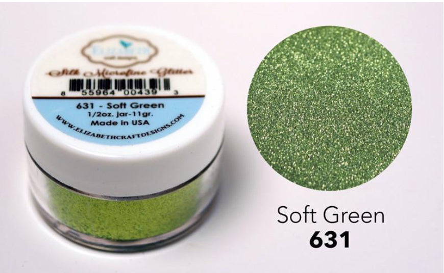 Elizabeth Craft Designs - Silk Microfine Glitter - Soft Green