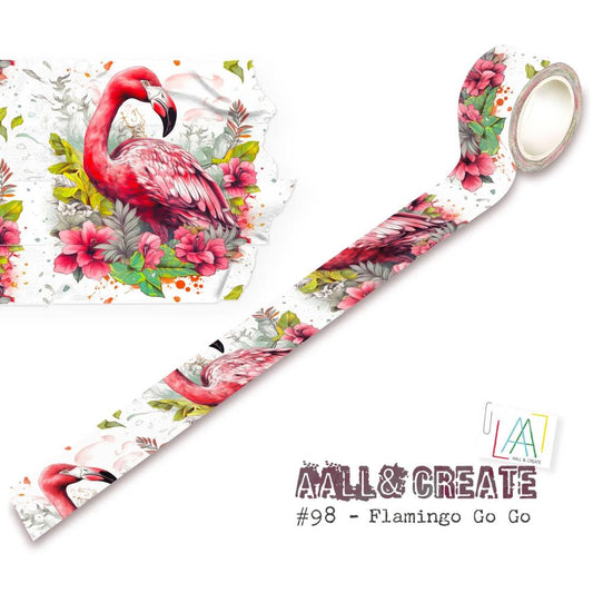 AALL & Create - Washi Tape - Flamingo Go Go