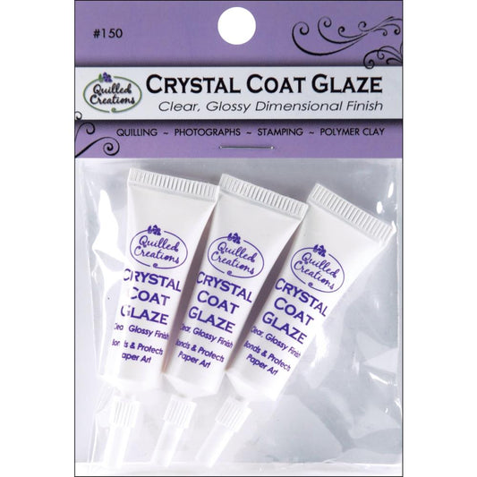 Quilled Creations - Crystal Coat Glaze 3pk