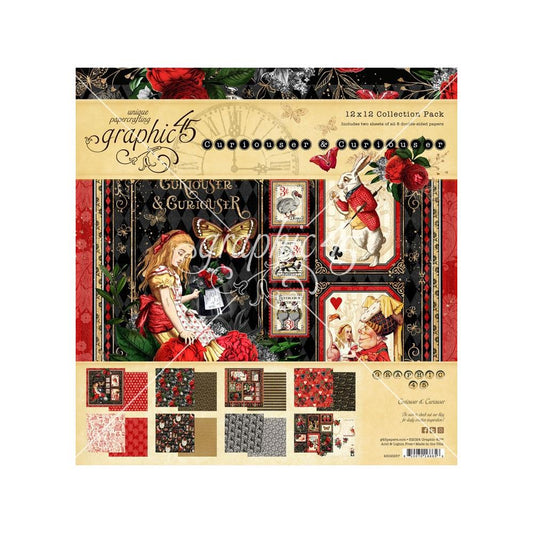 Graphic 45 - Curiouser & Curiouser - 12x12 Collection Pack